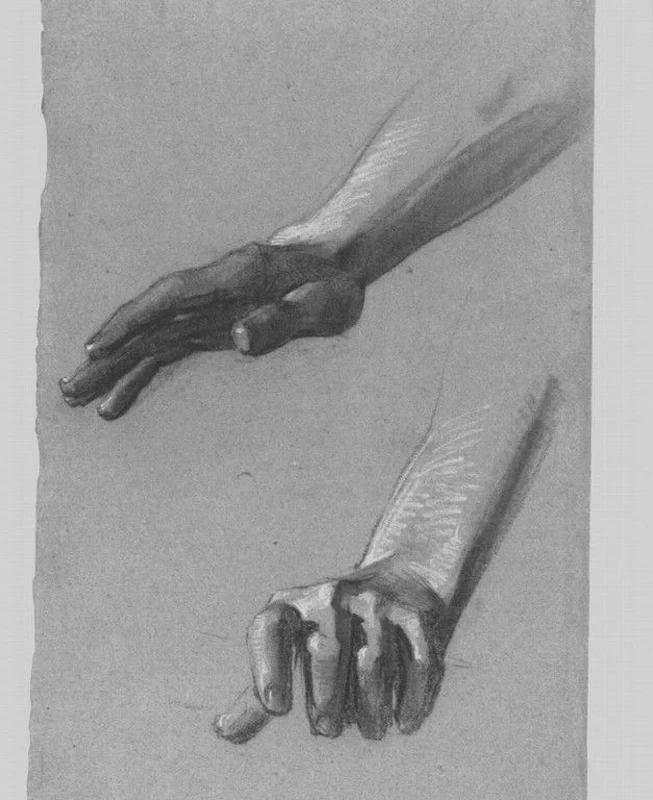 Studio delle mani - dal Saint, Cloud, museo Avelines